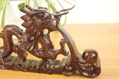 东阳木雕红木工艺品木雕龙摆件十二生肖龙木雕工艺品摆件实木雕刻